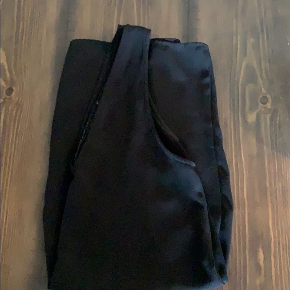 Black slip dress
